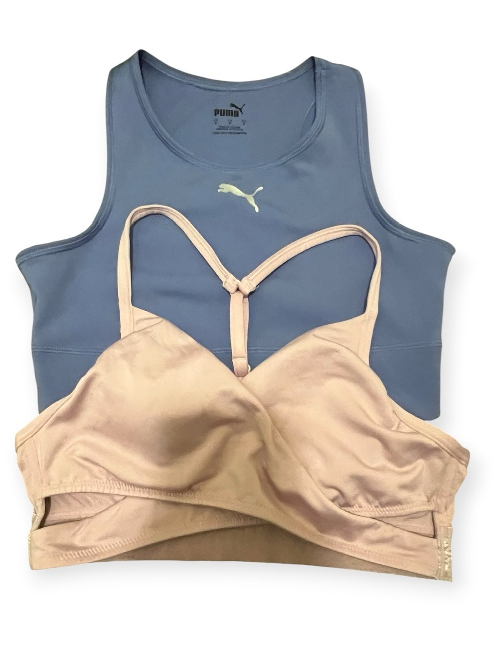 Lot of 2 Womans Sports Bras - Victorias Sscret Pink & Puma Size Small